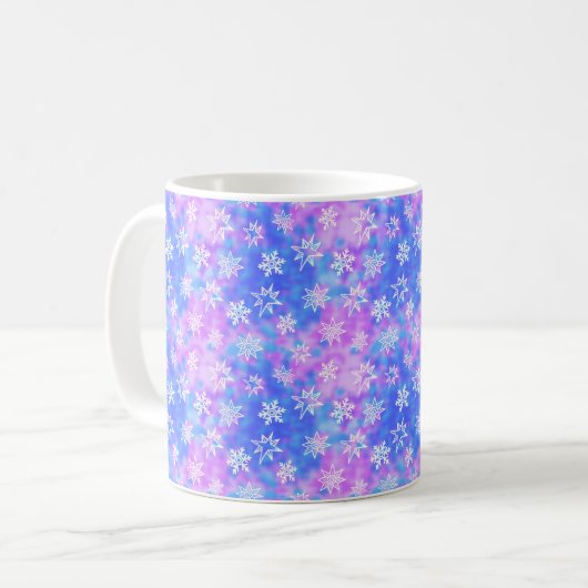 Mug Motifs de neige (Devant gauche)