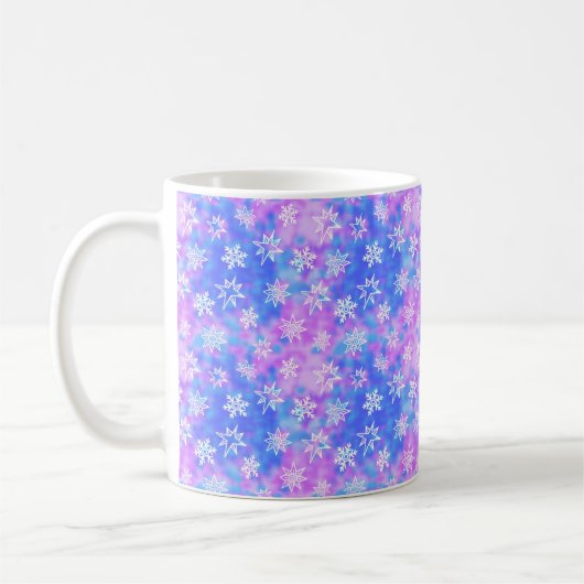 Mug Motifs de neige (Gauche)