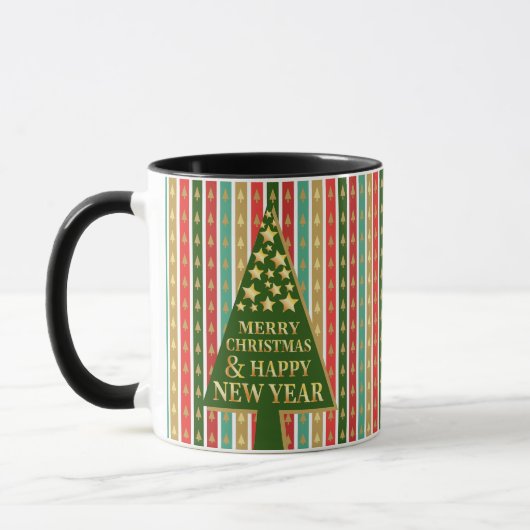 Mug Motifs de Noël - Design élégant et chic (Gauche)