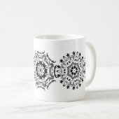 Mug Motifs de Zentangle (Devant droit)