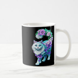 Mug Motifs floraux colorés Fleurs Vintages Art Cat L