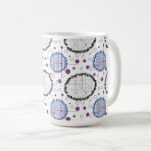 Mug Motifs géométriques pour design moderne (Devant droit)