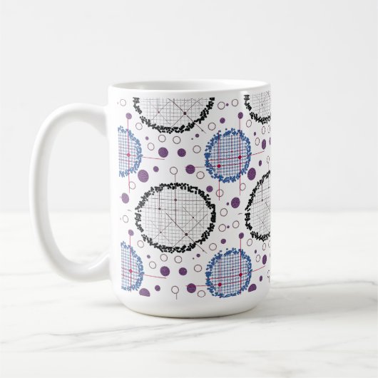 Mug Motifs géométriques pour design moderne (Gauche)