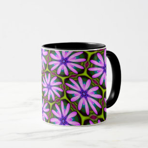 Mug Motifs marguerite violet