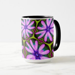 Mug Motifs marguerite violet
