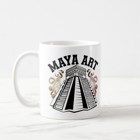 Mug Motifs maya : Art intemporel (Gauche)