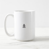Mug Motifs ornementaux en noir et blanc frappant (Gauche)