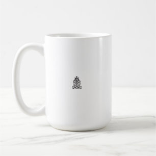Mug Motifs ornementaux en noir et blanc frappant