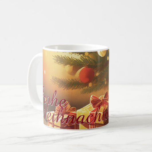 Mug Motiv, mit Geschenken unterm Weihnachtsbaum 37016 (Devant gauche)