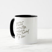 Mug motivant et inspirant - Citations positives (Devant gauche)