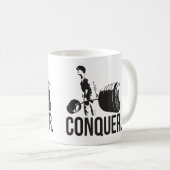 Mug Motivation "Body building" - Conquérir (Devant droit)