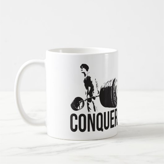 Mug Motivation "Body building" - Conquérir (Gauche)