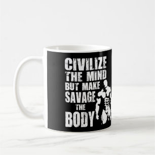 Mug Motivation "Body building" - Faire Savage le corps