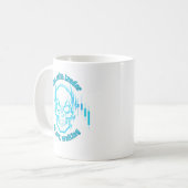 Mug Motivation Commerciale | Crâne | Commerçant Calme (Devant gauche)