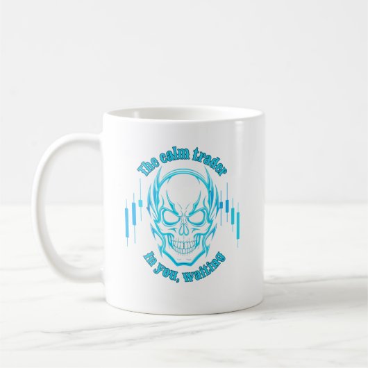 Mug Motivation Commerciale | Crâne | Commerçant Calme (Gauche)