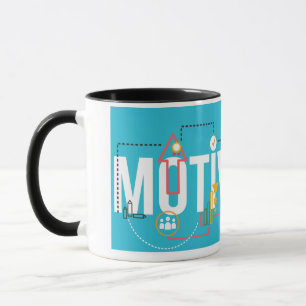 Mug Motivation – Conception de typographie minimaliste