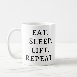 Mug Motivation de la condition physique - Mangez l'apé