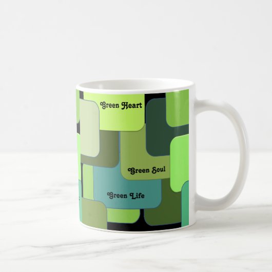 Mug Motivation de l'environnement et conviviale Abstra (Droite)