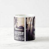 Mug Motivation De L'Exercice Refusez De Se Terminer Là (Centre)