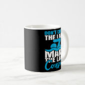 Mug Motivation de natation Citation de nageur Enthousi (Devant droit)