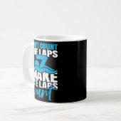 Mug Motivation de natation Citation de nageur Enthousi (Devant gauche)