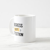 Mug Motivation de santé mentale écrite à la main moder (Devant gauche)