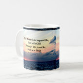 MUG MOTIVATION DE SLEVER MATTHEW 19:26 PHOTO DESIGN (Devant gauche)