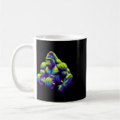Mug Motivation de travail de gym de singe de gorille B (Gauche)