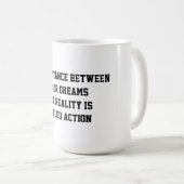 Mug Motivation Dire un café inspiré (Devant droit)