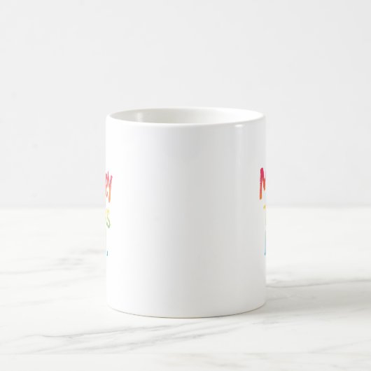 Mug Motivation du matin avec design amusant (Centre)