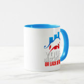 Mug Motivation du trader | Haussier | Discipline (Devant droit)