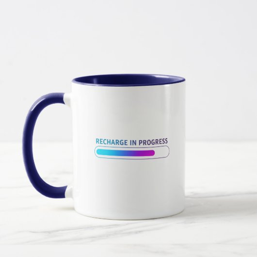 Mug Motivation esthétique inspirée par la technologie (Gauche)
