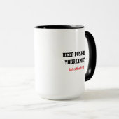Mug Motivation Fitness Blanc (Devant droit)