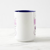 Mug Motivation mignonne continuer à avancer avec le vé (Centre)