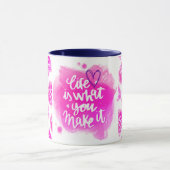 Mug Motivation moderne élégante Meilleur Message popul (Centre)