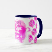 Mug Motivation moderne élégante Meilleur Message popul (Devant droit)