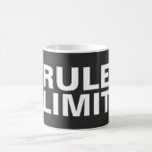 Mug Motivation Pas De Règles Pas De Limites (Centre)