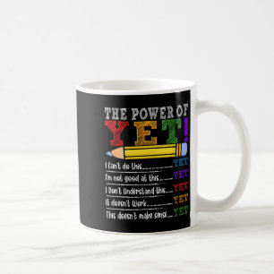 Mug Motivation pour enseignante à l'état d'esprit de c