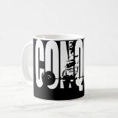 Mug Motivation pour le poids féminin - CONQUER (Devant gauche)
