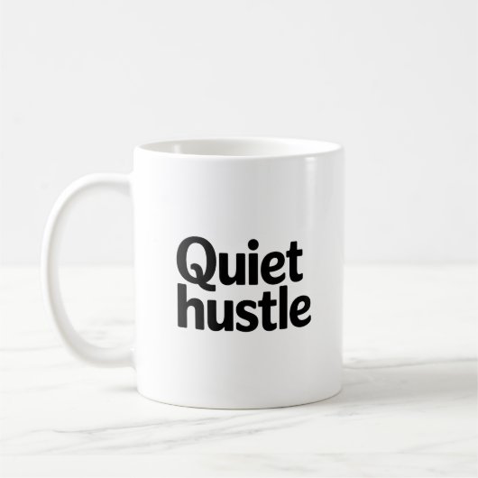 Mug Motivation pour une activité discrète – Minimal ré (Gauche)