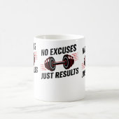 Mug Motivation Sans Excuses, Juste Des Résultats (Centre)