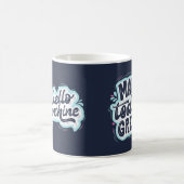 Mug Motivation simple bleue et blanche (Centre)