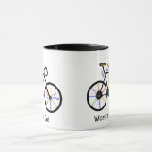 Mug Motivation Words Bike, Cycle Best Papa (Centre)