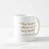 Mug Motivational cite à propos du slogan positif pour  (Devant droit)