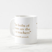 Mug Motivational cite à propos du slogan positif pour  (Devant gauche)