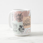 Mug Motivational Daily Reminder Citations Botanique Ch (Devant gauche)