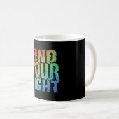 Mug Motivational Find Your Fight Quote Art (Devant droit)