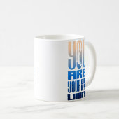 Mug Motivational Freediving Apnea Skin Diving Snorkell (Devant droit)