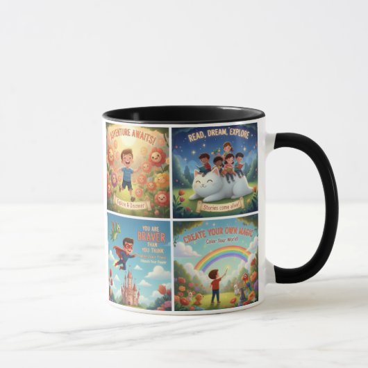 Mug Motivational Quotes for Children's Rooms & Classro (Droite)