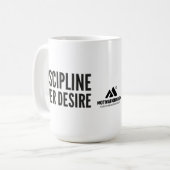 Mug MOTIVATIONNALISME© DISCIPLINE_Mok (Devant gauche)